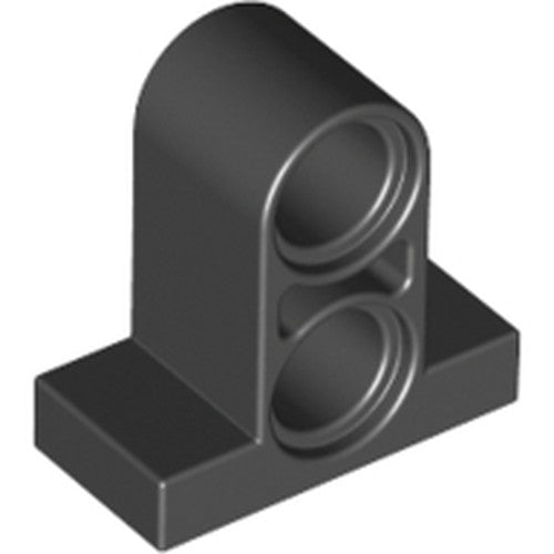 LEGO 32530 Technic, Pin Connector Plate 1 x 2 x 1 2/3 with 2 Holes on Top in Black - Authentic LEGO Part