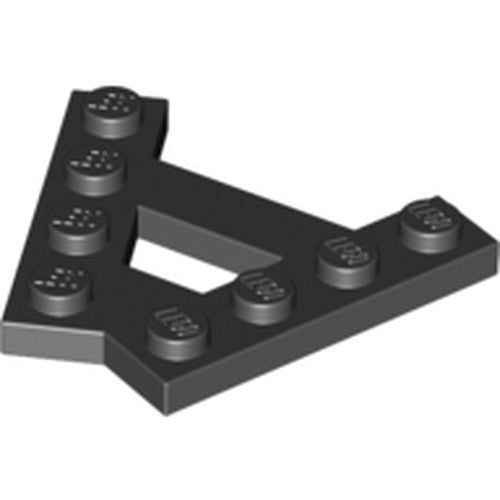 LEGO 15706 Wedge, Plate A-Shape with 2 Rows of 4 Studs in Black - Authentic LEGO Part