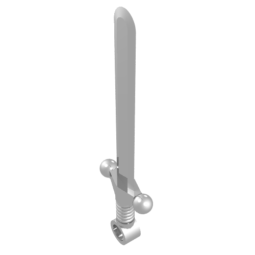 LEGO 59 Minifigure, Weapon Sword, Greatsword Round - Main Product Image