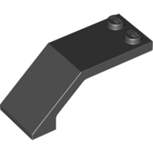 LEGO 6070 Windscreen 5 x 2 x 1 2/3 in Black - Authentic LEGO Part