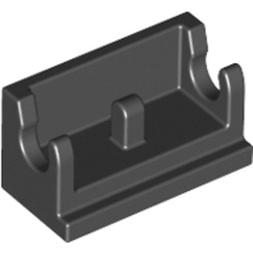 LEGO 3937 Hinge Brick 1 x 2 Base in Black - Authentic LEGO Part