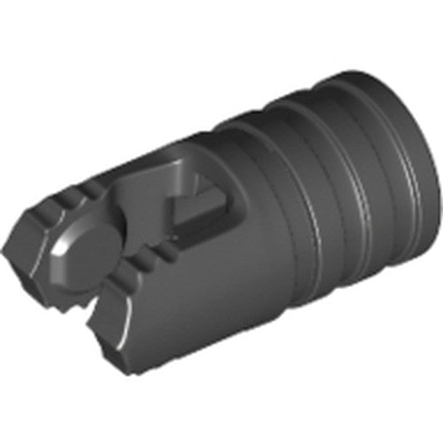 LEGO 57360 Hinge Cylinder 1 x 2 Locking with 2 Fingers and Axle Hole on Ends without Slots in Black - Authentic LEGO Part