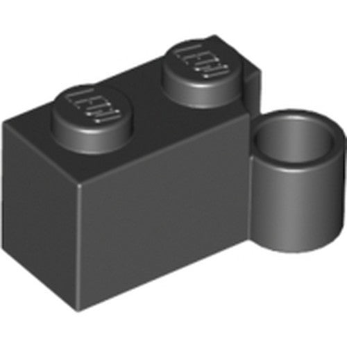 LEGO 3831 Hinge Brick 1 x 4 Swivel Base in Black - Authentic LEGO Part