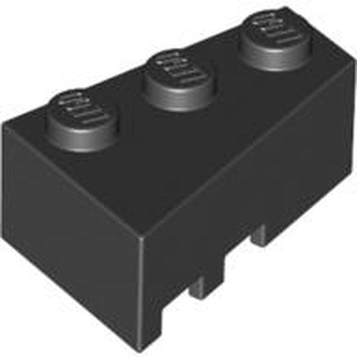 LEGO 6564 Wedge 3 x 2 Right in Black - Authentic LEGO Part