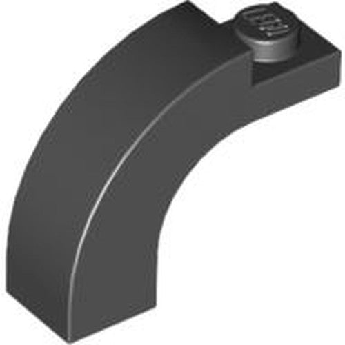 LEGO 6005 Arch 1 x 3 x 2 Curved Top in Black - Authentic LEGO Part