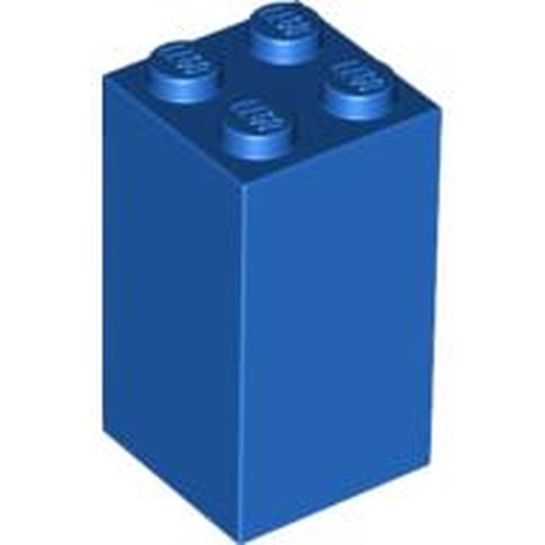 LEGO 30145 Brick 2 x 2 x 3 in Blue - Authentic LEGO Part