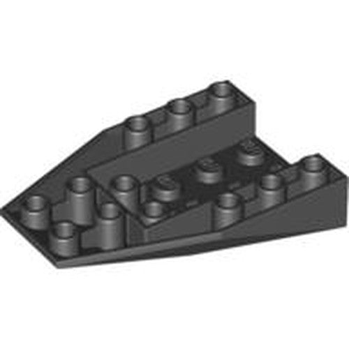 LEGO 4856a Wedge 6 x 4 Triple Inverted with Connections between 2 Studs in Black - Authentic LEGO Part