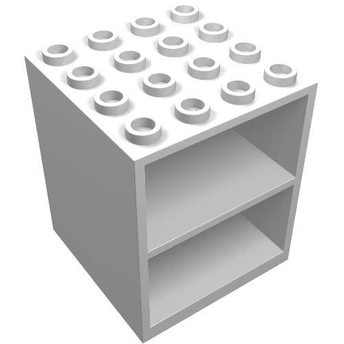 LEGO 2 Homemaker Cupboard 4 x 4 x 4 - Main Product Image