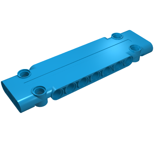 LEGO 15458 Technic, Panel Plate 3 x 11 x 1 in Dark Azure - Authentic LEGO Part