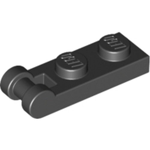LEGO 60478 Plate, Modified 1 x 2 with Bar Handle on End in Black - Authentic LEGO Part