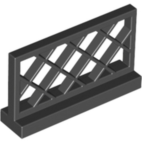 LEGO 3185 Fence 1 x 4 x 2 Lattice in Black - Authentic LEGO Part