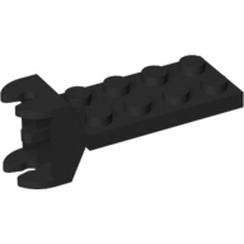 LEGO 3640 Hinge Plate 2 x 4 with Articulated Joint - Female in Black - Authentic LEGO Part