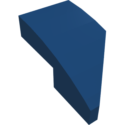 LEGO 29120 Wedge 2 x 1 x 2/3 Left in Dark Blue - Authentic LEGO Part