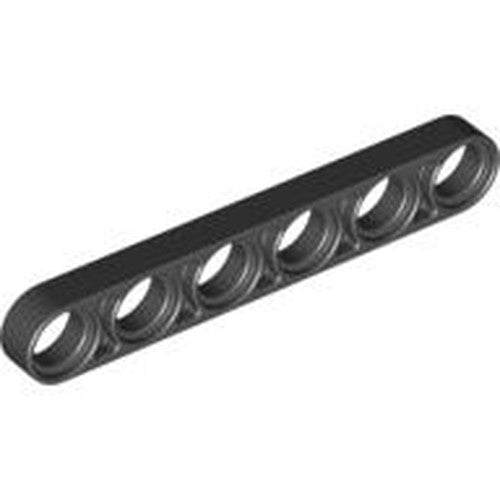LEGO 32063 Technic, Liftarm Thin 1 x 6 in Black - Authentic LEGO Part