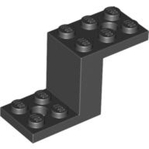 LEGO 6087 Bracket 5 x 2 x 2 1/3 with 2 Holes in Black - Authentic LEGO Part