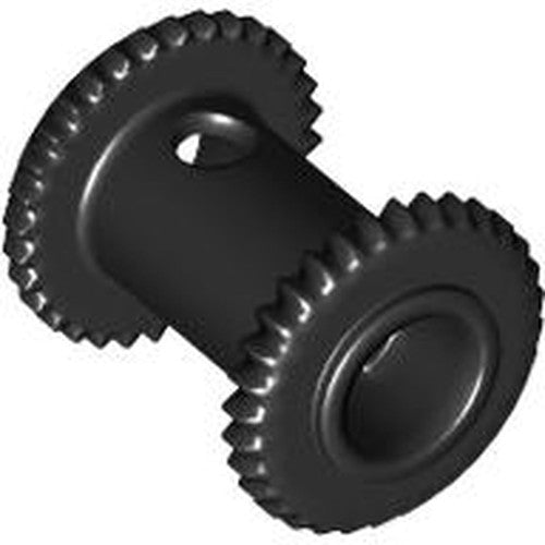 LEGO 2585 String Reel 2 x 2 Drum in Black - Authentic LEGO Part