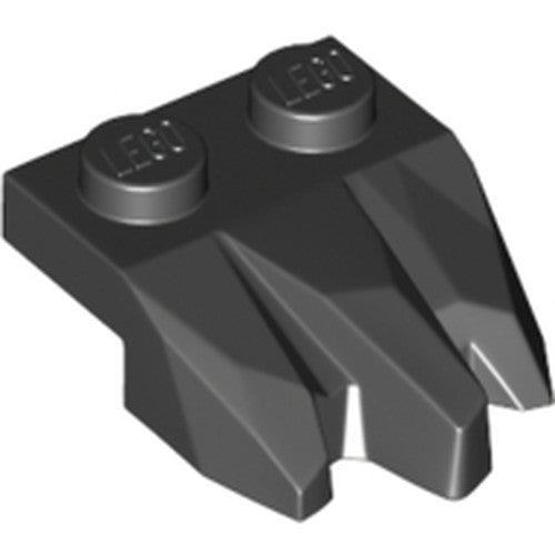 LEGO 27261 Plate, Modified 1 x 2 with 3 Claws / Rock Fingers in Black - Authentic LEGO Part