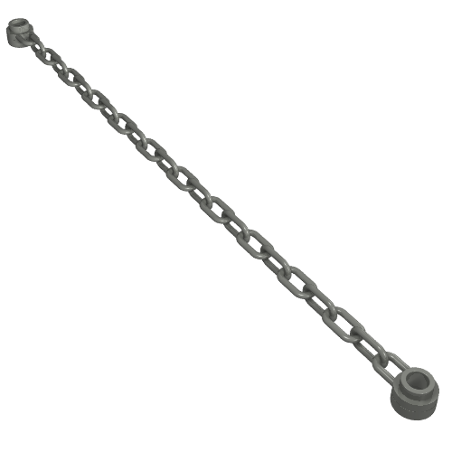 LEGO 30104 Chain 21 Links (16-17L) in Dark Bluish Gray - Authentic LEGO Part