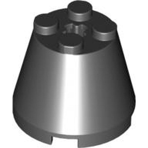 LEGO 6233 Cone 3 x 3 x 2 in Black - Authentic LEGO Part