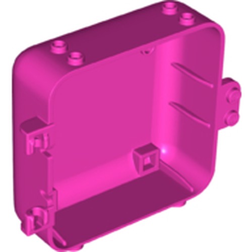 LEGO 64454 Container, Box 3 x 8 x 6 2/3 Half Back in Dark Pink - Authentic LEGO Part