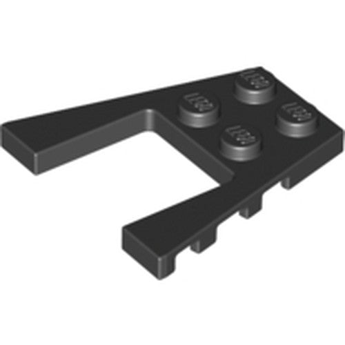 LEGO 43719 Wedge, Plate 4 x 4 in Black - Authentic LEGO Part