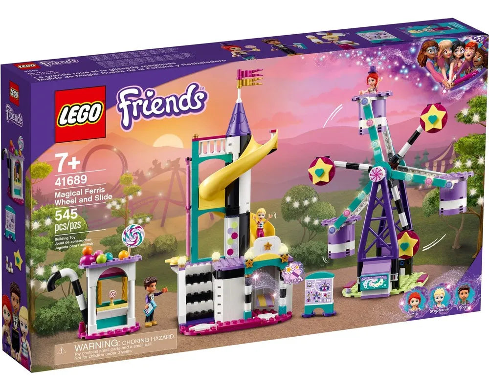 LEGO Friends 41689 - Magical Ferris Wheel and Slide - Authentic LEGO Set Main Image