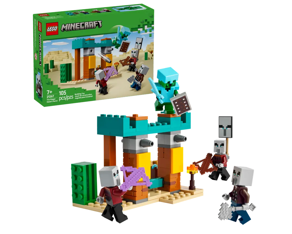 LEGO Minecraft 21267 - The Illager Desert Patrol - Authentic LEGO Set Main Image