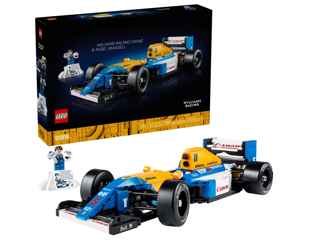 LEGO Creator 10353 - Williams Racing FW14B & Nigel Mansell - Authentic LEGO Set Main Image