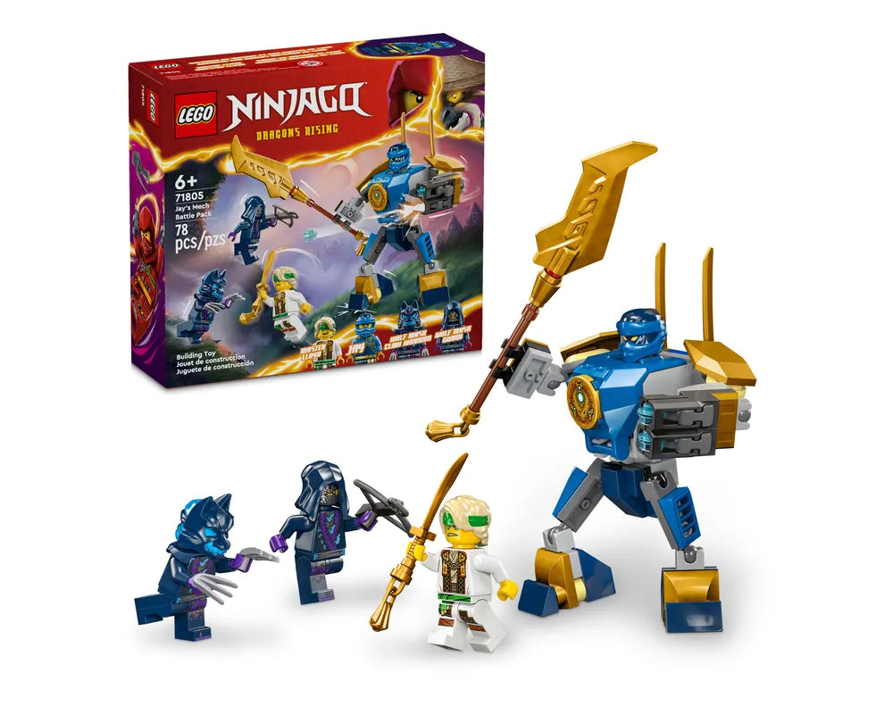 LEGO NINJAGO 71805 - Jay's Mech Battle Pack - Authentic LEGO Set Main Image