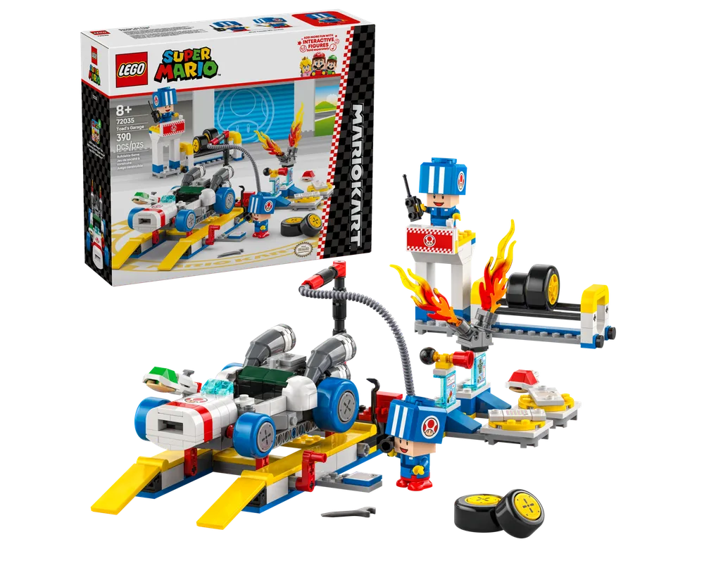LEGO Super Mario 72035 - Toad's Garage - Authentic LEGO Set Main Image