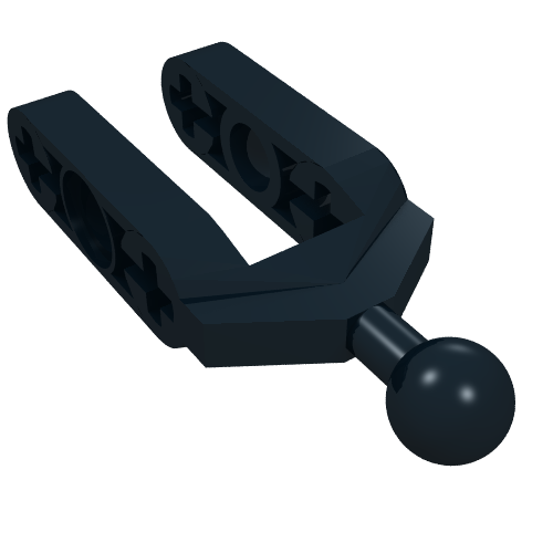 LEGO 6572 Technic, Steering Knuckle Arm with Tow Ball in Black - Authentic LEGO Part