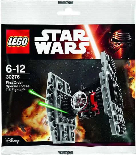 LEGO Star Wars 30276 - First Order Special Forces TIE Fighter - Mini polybag - Authentic LEGO Set Main Image