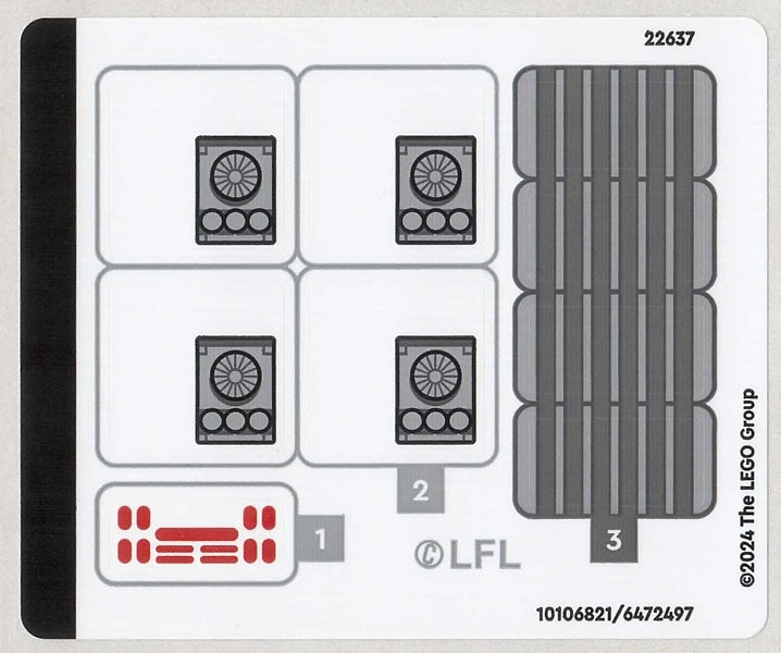 LEGO 75387stk01 Sticker Sheet for Set 75387 - (10106821/6472497) - Main Product Image