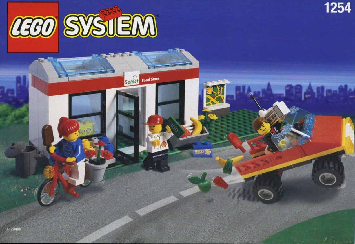 LEGO City 1254 - Shell Select Shop With instructions - No box - Authentic LEGO Set Main Image