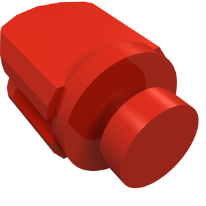 LEGO 795 Arm Piece with Disk and 2 Fingers in Red - Authentic LEGO Part