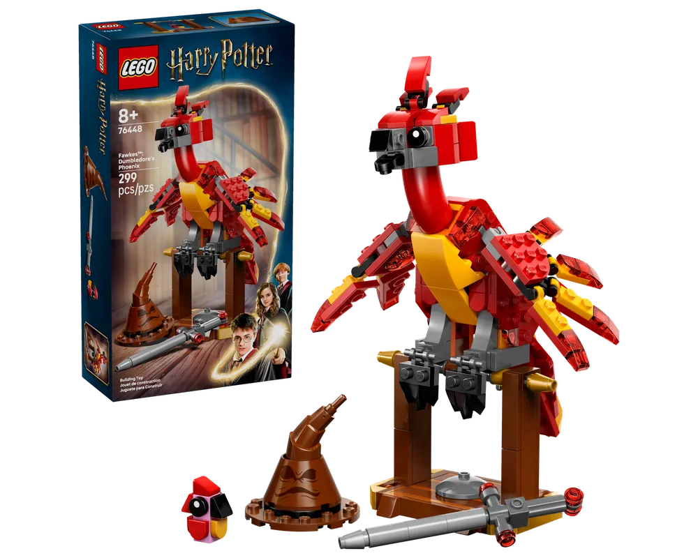 LEGO Harry Potter 76448 - Fawkes: Dumbledore's Phoenix - Authentic LEGO Set Main Image