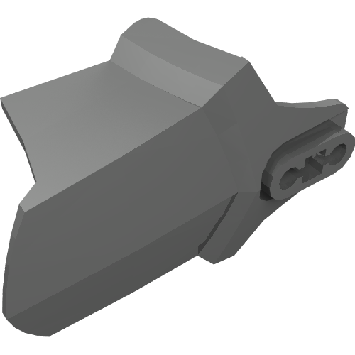 LEGO 90650 Hero Factory Shoulder Armor in Pearl Dark Gray - Authentic LEGO Part