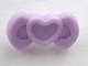 LEGO 92355c Friends Accessories Bow with Heart and Small Pin in Lavender - Authentic LEGO Part
