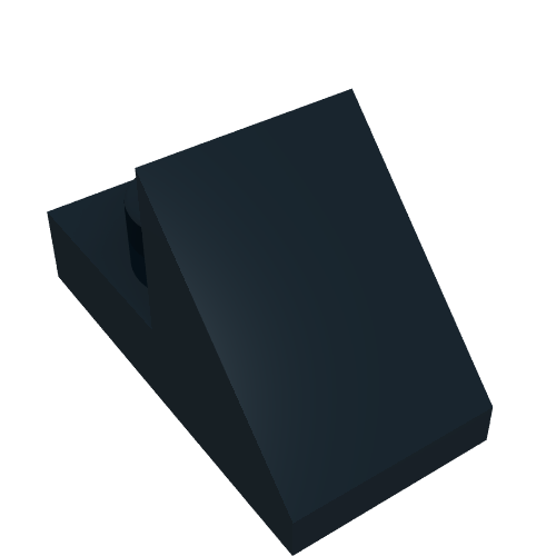 LEGO 92946 Slope 45 2 x 1 with 2/3 Cutout in Black - Authentic LEGO Part