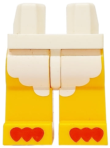 LEGO 970c110pb01 Hips and Bright Light Orange Legs with Feathers and Red Claws Pattern - Main Product Image