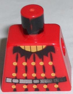 LEGO 973px125 Torso Castle Fright Knights Bat Lord Tunic Pattern - Main Product Image