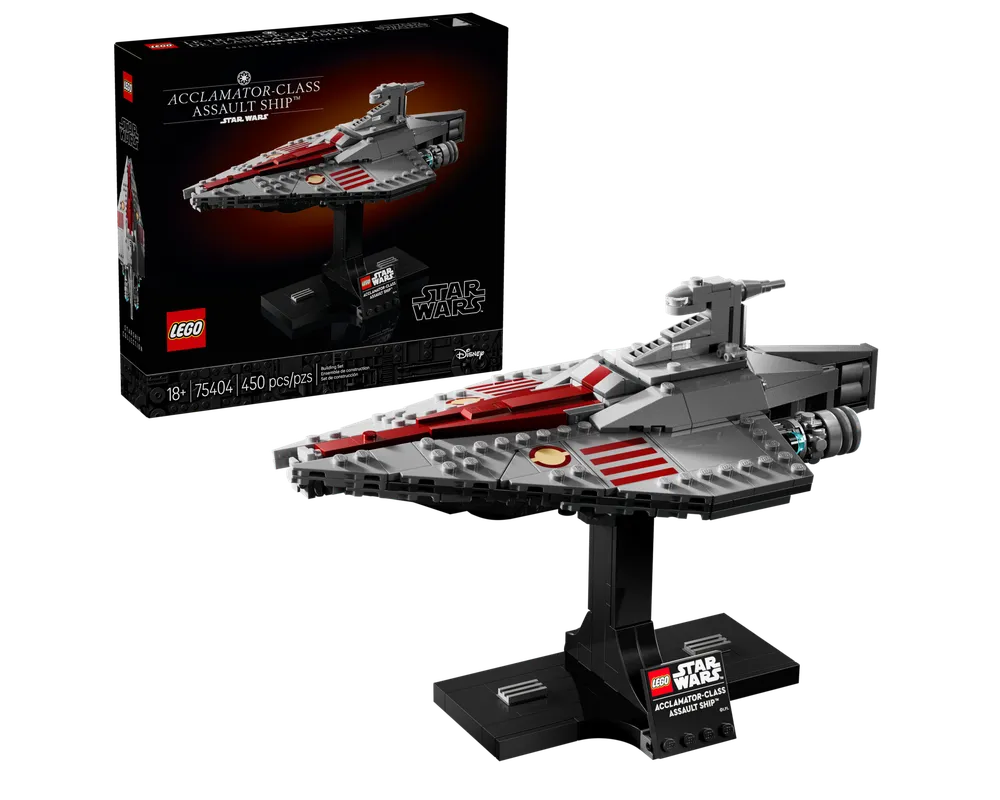 LEGO Star Wars 75404 - Acclamator-Class Assault Ship - Authentic LEGO Set Main Image