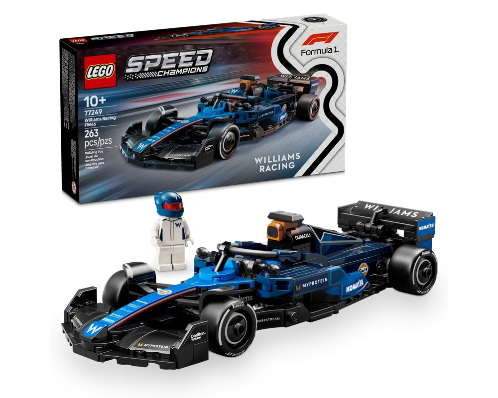 LEGO SPEED CHAMPIONS 77249 - Williams Racing FW46 - Authentic LEGO Set Main Image