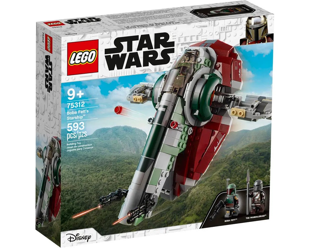 LEGO Star Wars 75312 - Boba Fett’s Starship {Slave I} - Authentic LEGO Set Main Image