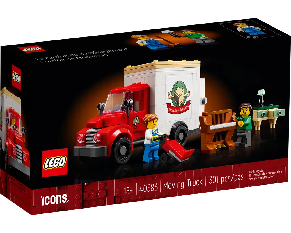 LEGO Promotional 40586 - Moving Truck - Authentic LEGO Set Main Image