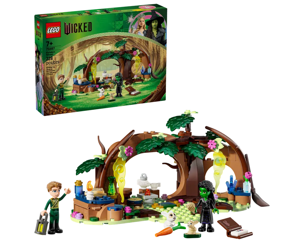 LEGO Wicked 75687 - Elphaba's Retreat - Authentic LEGO Set Main Image