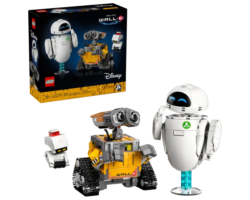 LEGO Disney 43279 - WALL-E and EVE - Authentic LEGO Set Main Image
