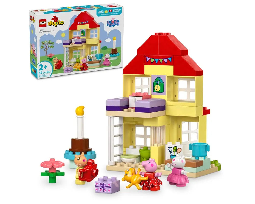 LEGO DUPLO 10433 - Peppa Pig Birthday House - Authentic LEGO Set Main Image