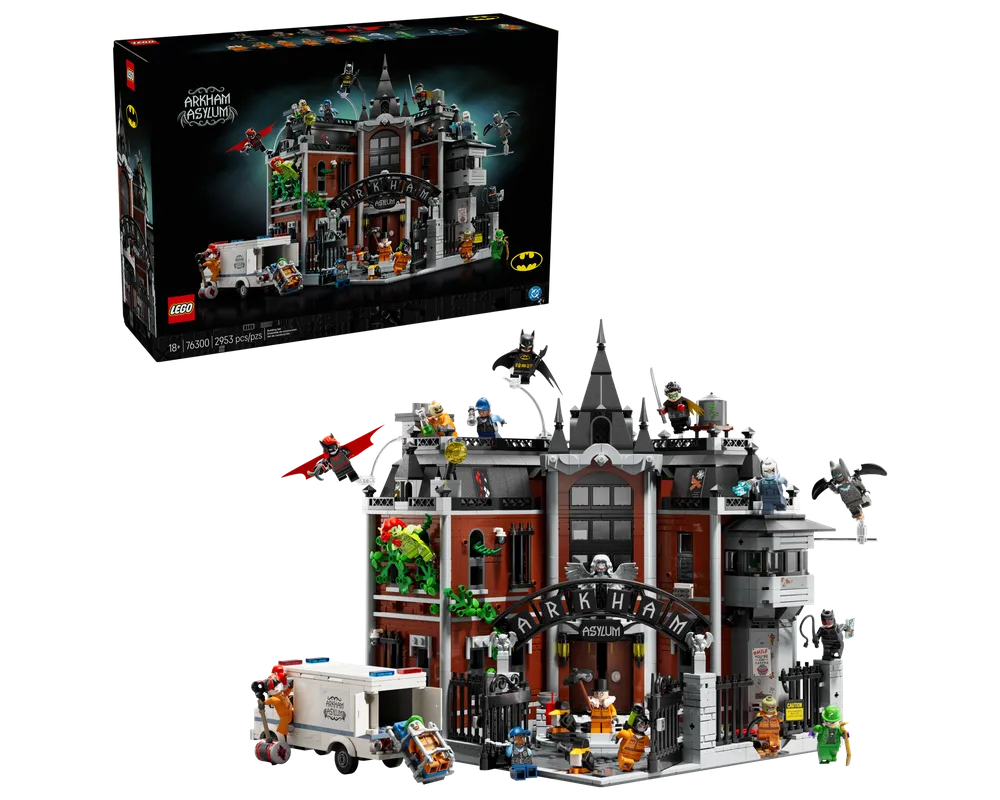 LEGO Super Heroes 76300 - Arkham Asylum - Authentic LEGO Set Main Image