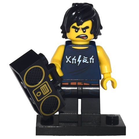 LEGO Collectible Minifigures coltlnm-8 - coltlnm Cole, The LEGO Ninjago Movie (Complete Set with Stand and Accessories) - Authentic LEGO Set Main Image